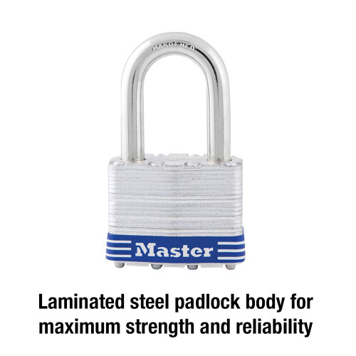 Master Lock Master Lock 5DLF Κλειδαριά Εξωτερικού Χώρου με Κλειδί, 1 Πακέτο, Ασημί 1