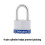 Master Lock Master Lock 5DLF Κλειδαριά Εξωτερικού Χώρου με Κλειδί, 1 Πακέτο, Ασημί 4