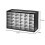 STANLEY 1-93-980 Storage Box with compartments, Black/Transparent 6