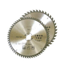 PA026 250 mm 40/60 Teeth TCT Circular Saw Blades - Silver (2-Piece)