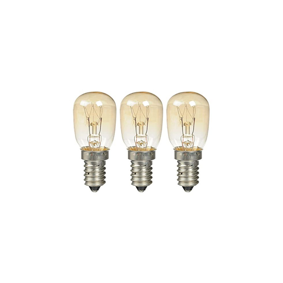 Flea Lamp Glass Light Bulbs (Pack of 3) 15W 230V for Medipaq Fly-Bye Flea Killer Trap (15, Watts)