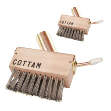 | Garden Patio Weed Brush Tools | Heavy Duty Angled Steel Wire Replacement Head With Bracket & Scraper | Multipack (x2)