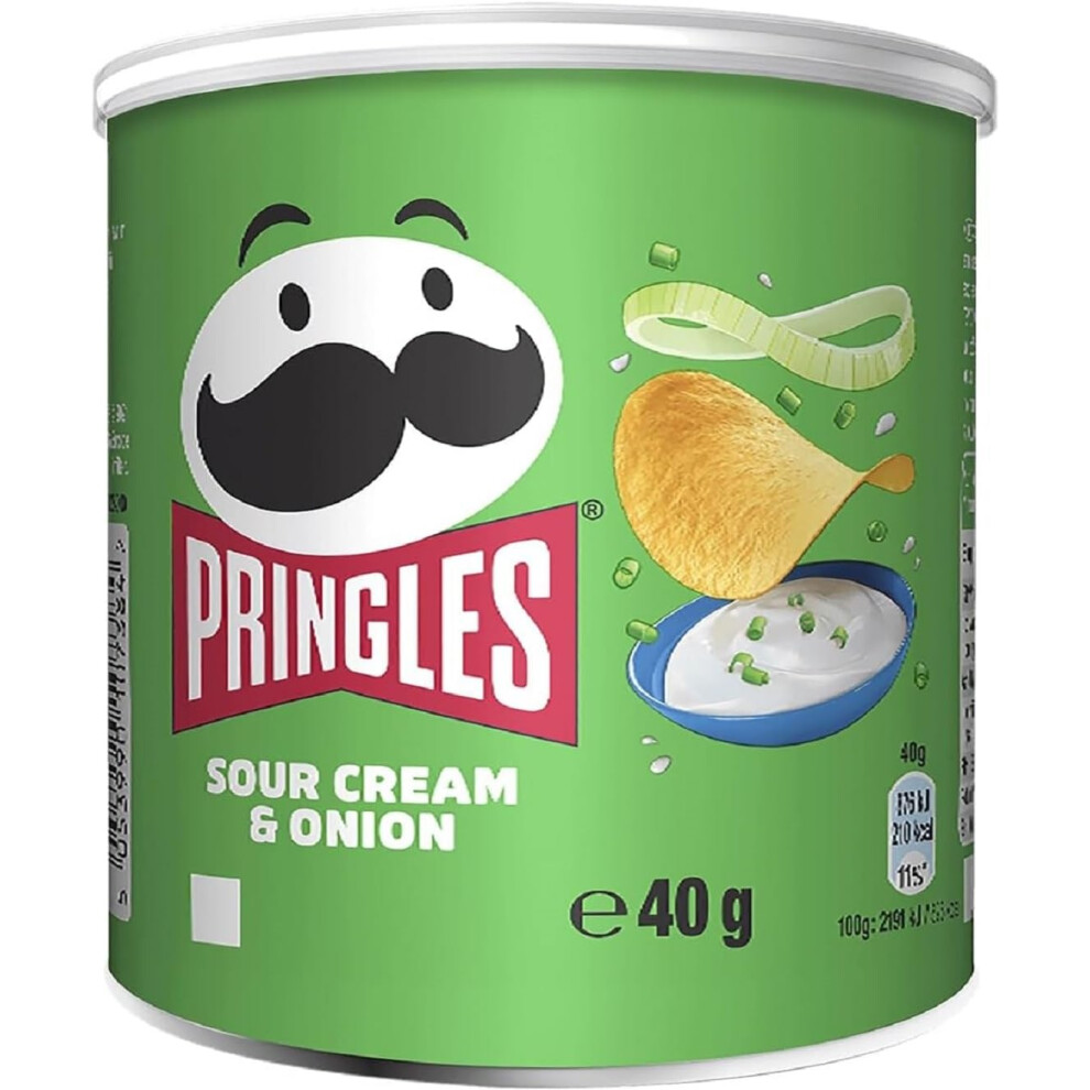 Sour Cream & Onion Crisp Cans, 12x40g