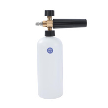 Snow Foam Lance Foam Cannon 1L Adjustable Nozzle 1/4" Quick Release High Pressure Washer Soap Dispenser Bottle for Car Washing Cleaning 171332