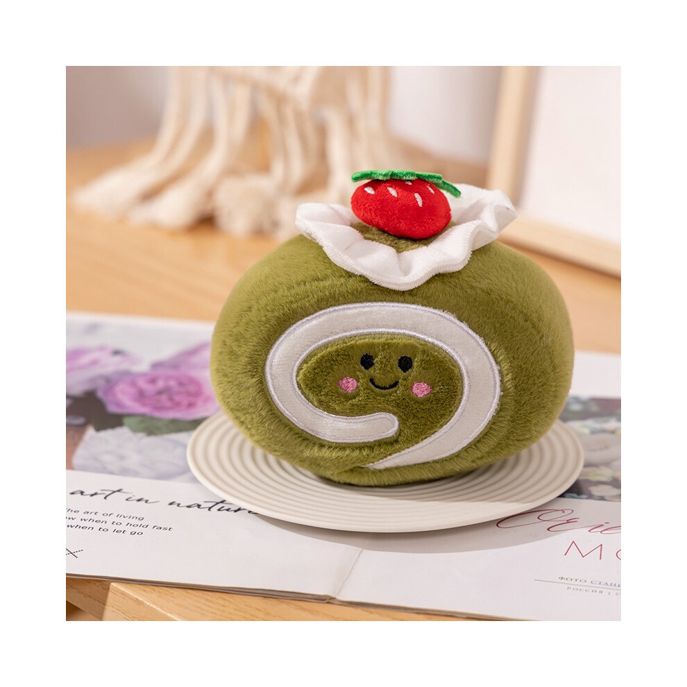 Sloert (Matcha) Strawberry Sponge Cake Cake Plush Toy Cartoon Doll Decoration Gift Christmas