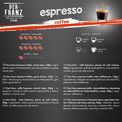 Espresso Coffee, whole bean, 3 x 500 g 2