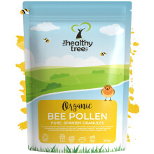 Organic Bee Pollen by TheHealthyTree Company in Recyclable Packaging - Raw, Spanish Bee Pollen Granules 250g