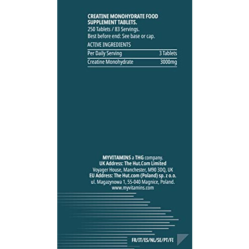 Myprotein Creatine Monohydrate - 250 Tablets 2