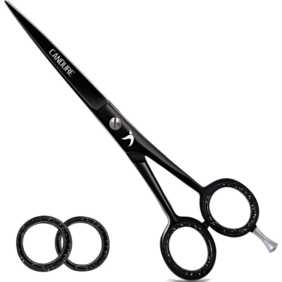 Candure Hairdressing Scissor Barber Salon Shear Stainless Steel Hair Cutting Scissors For Professional, Hairdressers, Barbers And Salon Use For Women, Men,