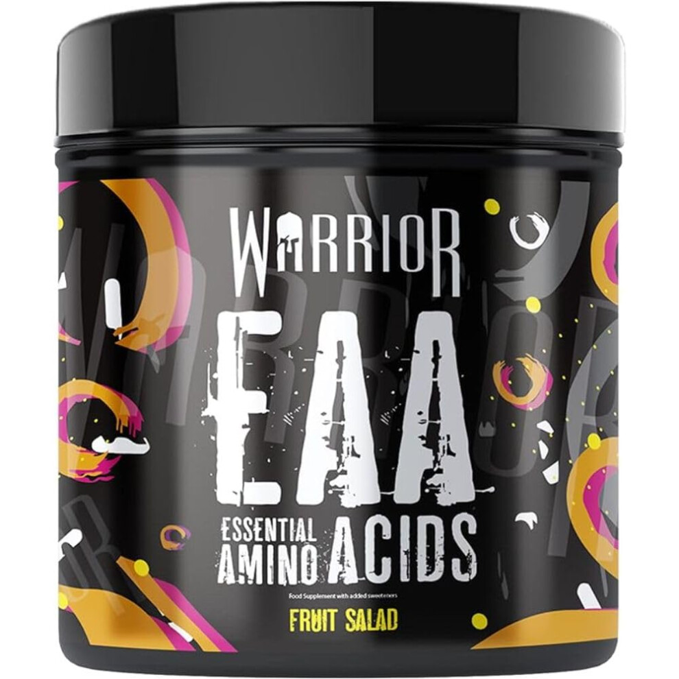 Warrior Eaa Essential Amino Acids 360G - Supports Recovery & Soreness, Cyclic Dextrin, Taurine & Bioperine For Absorption, Fruit Salad Flavor - Image 5