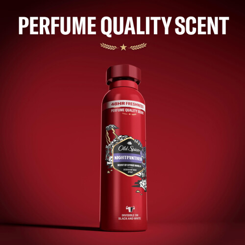 Old Spice Deodorant Body Spray for Men, Nightpanther scent, Multipack 6x150ml 2