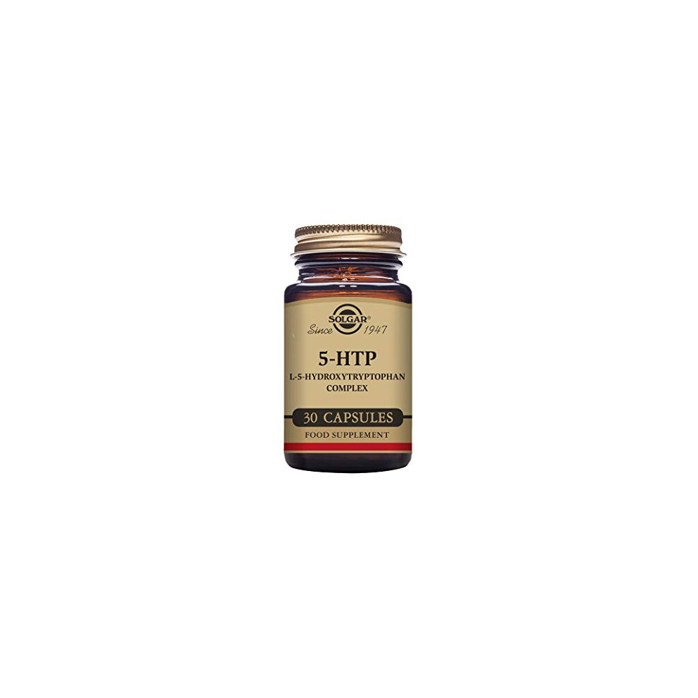 Solgar Griffonia 5-Htp Complex – Sleep And Mood Support With Valerian Root, Magnesium, And Vitamin B6 - Vegan & Gluten Free - Pack Of 30