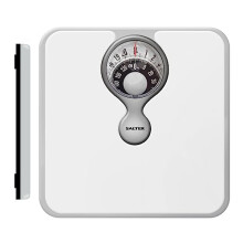 484 WHDR Mechanical Bathroom Scale - Easy Read Body Weight Scale With Magnifying Lens, Non-Slip Cushion Mat, No Batteries, Max Capacity 133kg,