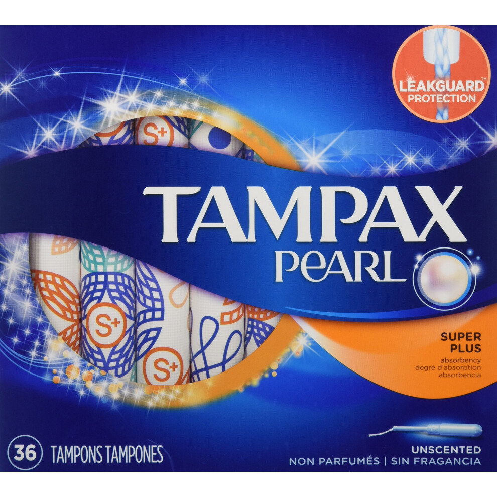 Pearl Tampons - Lites/Reg Unscented - 36 Count