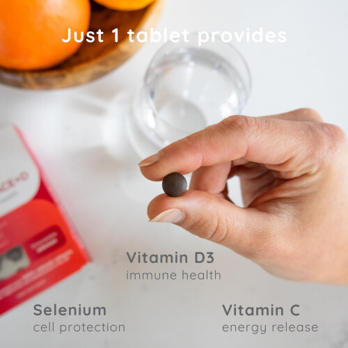 Selenium ACE+D Immune Health - 90 Tablets | Selenium Supplements | Immune System Vitamins | Selenium and Zinc Supplements Contribute to Normal 2