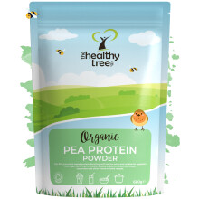 Organic Pea Protein Powder - European Vegan Protein Powder by TheHealthyTree Company for Muscle Growth & Recovery - Non-GMO, Keto and Gluten-Free -