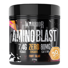 Amino Blast 270g – BCAA Powder – Branched Chain Amino Acids Supplement, Intra Workout & Recovery, Energy Drink – 30 Servings (Fruit Salad)