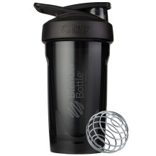Strada Shaker Cup Perfect for Protein Shakes and Pre Workout, 680ml, Black