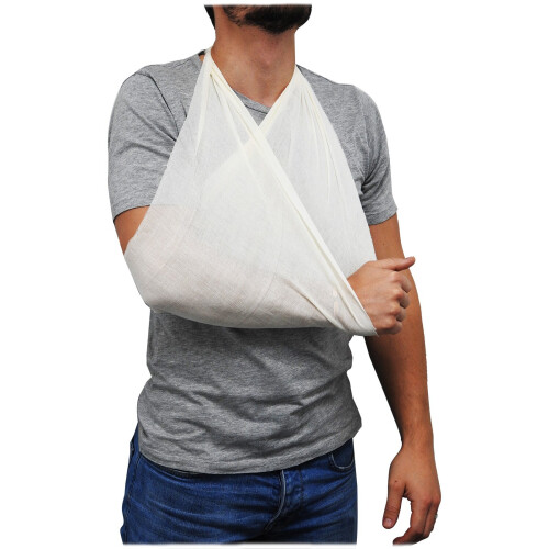 Cotton Calico Triangular Arm Sling Injury Support Arm Shoulder Support - 12 Pack 1