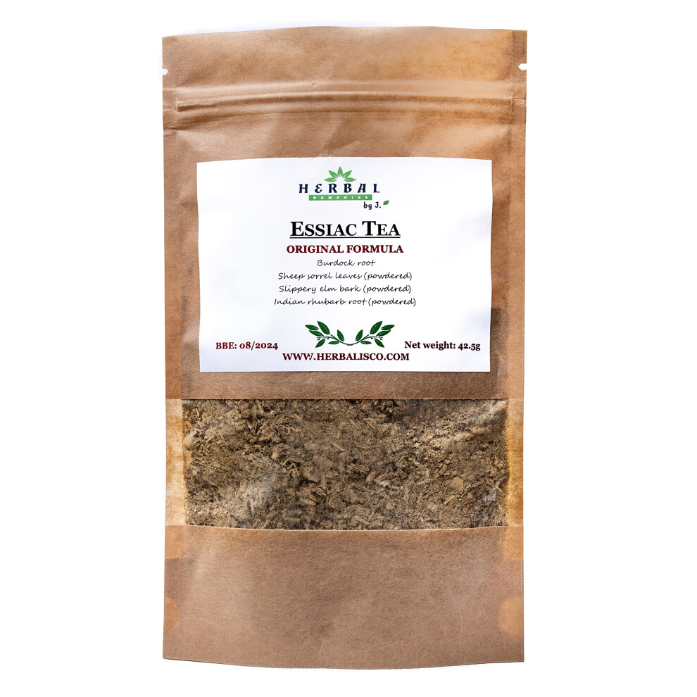 Herbal Remedies By J. Essiac Tea Powder Formula 42.5G Detox Immune System