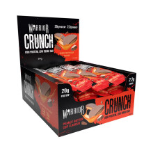 Crunch - High Protein Bars - 20g Protein Each Bar - Low Carb, Low Sugar Snack - 12 Pack x 64g (Peanut Butter Cup)