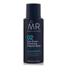 MR Thickening Disguise Spray 100ml Dark Brown | Instantly Conceals Bald Patches, Hairline & Thinning Hair for Men (System-PPX)