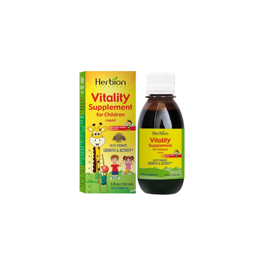 Vitality Supplement for Children - Promotes Growth and Appetite, Improves Mental Performance - Kids 1 Year and Above - 150ml