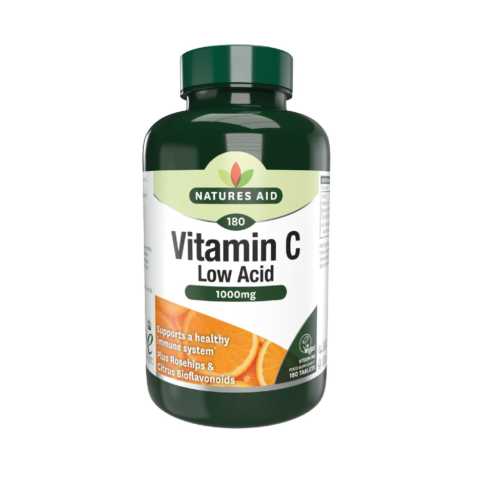 | Vitamin C - 1000Mg Low Acid 180 Tablets | 1 X 180 Tablet