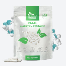 N-Acetyl Cysteine (NAC) 600mg, 120 Capsules - Powerful Antioxidant for Enhanced Liver Health, Immune Support & Detoxification - Supports Respiratory