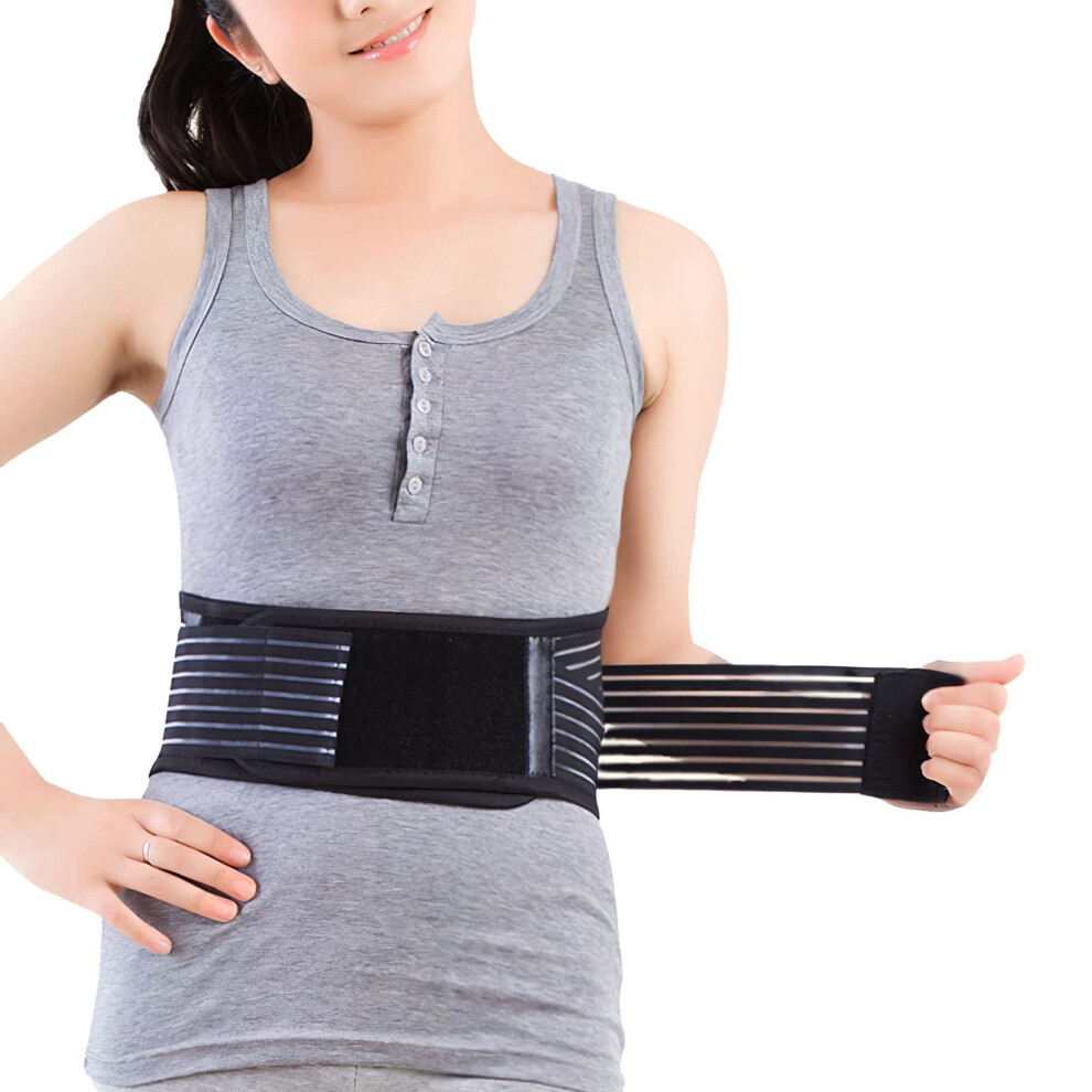 Kkaffe Back Brace For Men Women, Tourmaline Magnetic Back Braces For Lower Back, Self Heating & Soothing Back Support Belt, Lumbar Support Belt For Herniated