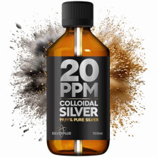 Colloidal Silver for Humans 500 ML  99,99% Pure Silver  Active Silver Ions  for Whole Family  GMP Certified Facility  Optimal