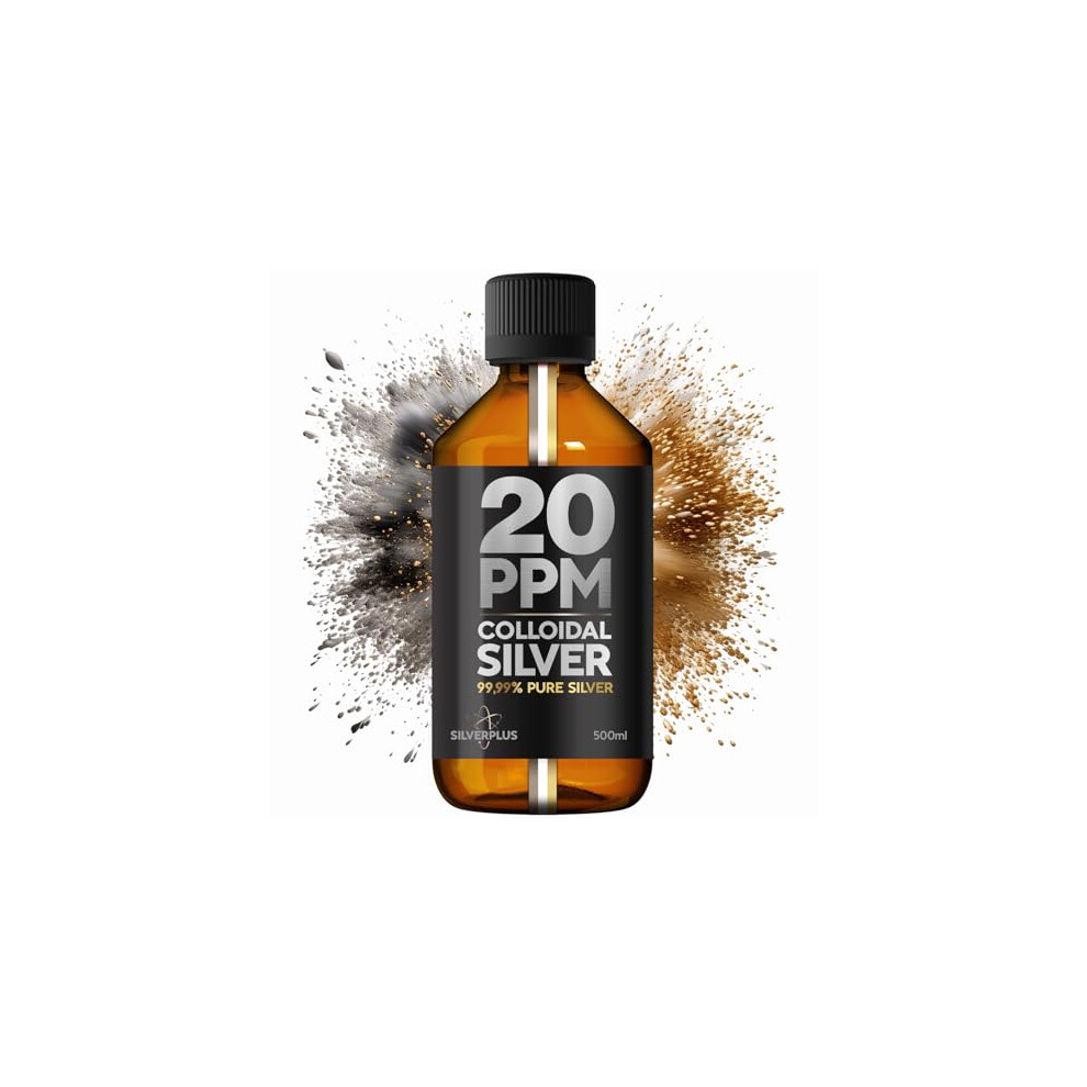 Institut Katharos Silver Colloidal For Humans 500 Ml 99,99% Pure Active Ions For Whole Family Gmp Certified Facility Optimal