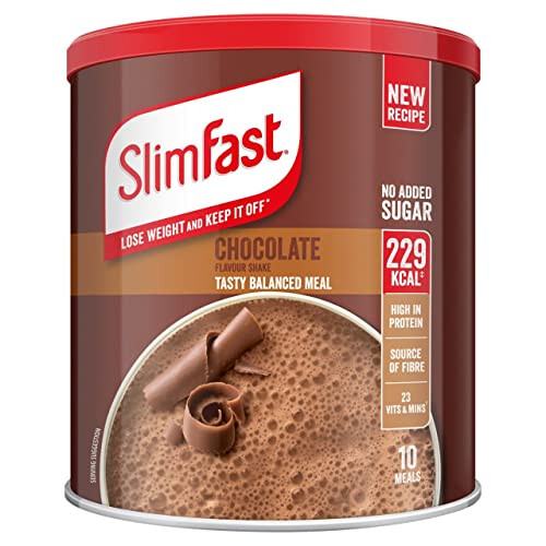 SlimFast Meal Shake Powder Chocolate, 375g