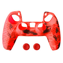 (11# 1x Skins with 2 x Thumb Grip Caps) PS5 controller Anti-Slip Cover with Joystick Caps