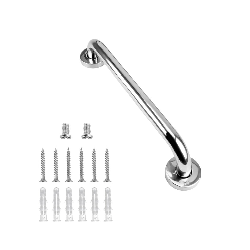 Supregear Bathroom Grab Bar Rail, 30.48 Cm 304 Stainless Steel Bathroom Handle, Safety Handle, Indoor/Outdoor Auxiliary Handle For Kitchen Bedroom Bathtub,