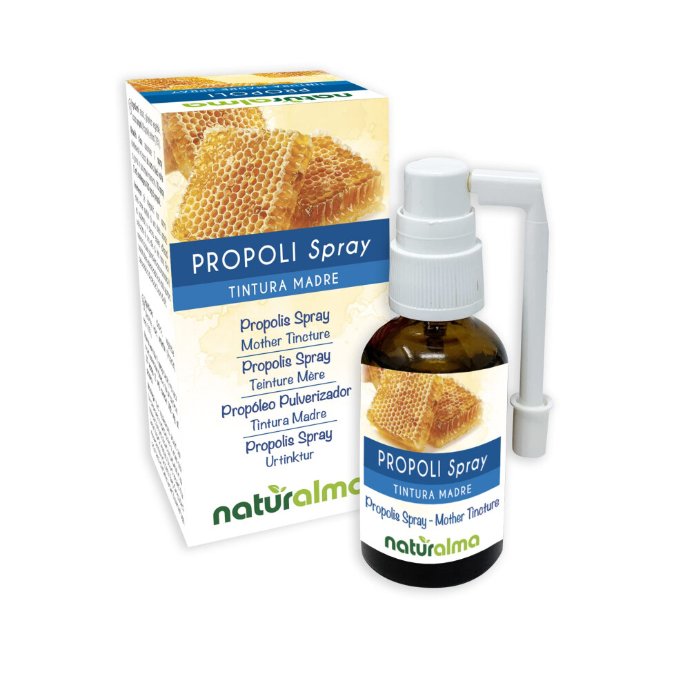 Naturalma Propolis Spray (Propolis) Resin Hydroalcoholic Mother Tincture - Liquid Extract 30 Ml - Food Supplement