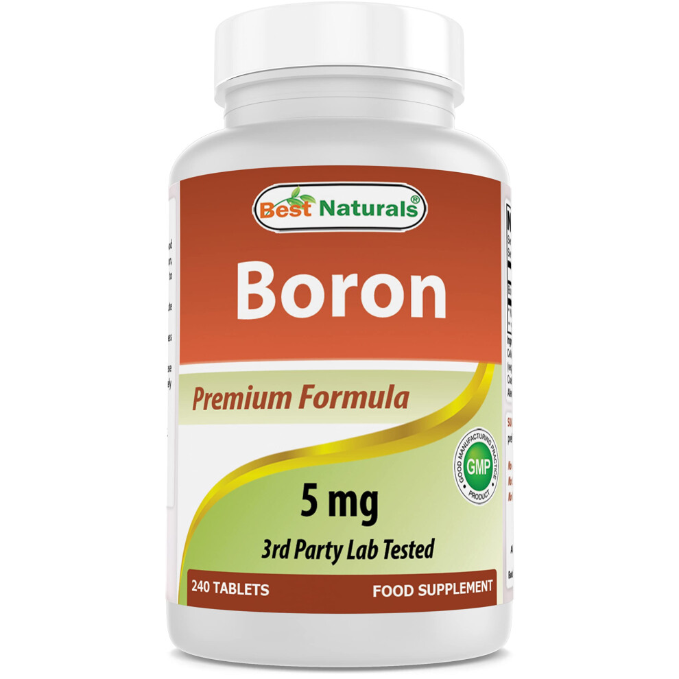 Boron Supplements 5 mg 240 Tablets