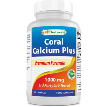 Coral Calcium Plus 1000 mg 250 Capsules (250 Count (Pack of 1))