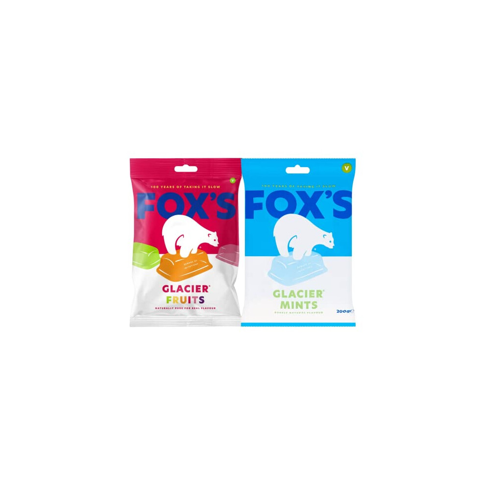 Fox's Glacier Fruits and Fox's Glacier Mints (2 x 200g)