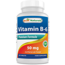 Vitamin B6 50 mg 250 Tablets