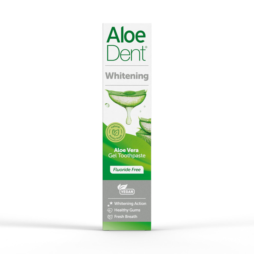 Aloe Dent | Aloe Vera Whitening Toothpaste | 2 X 100Ml