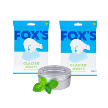 Foxs Glacier Mints and Travel Sweets Tin 2 Packs of 200g