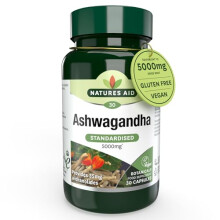 Ashwagandha 5000mg - 30 Tablet Capsules - Natural Pure High Strength Ashwagandha Root Extract Supplement - Vegan Gluten Lactose Free - Not Ashwagandha