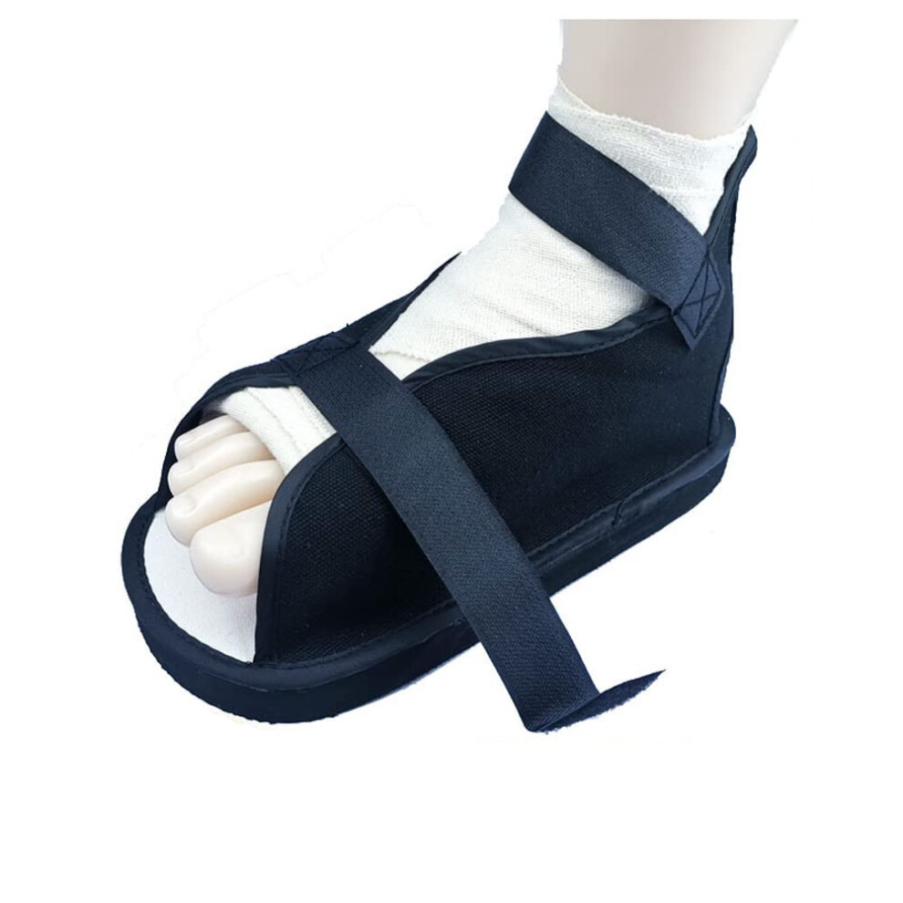 Ipenny 1 Piece Post Op Shoe Medical Open Toe Plaster Cast Orthopedic Sandal Adjustable Foot Or Toe Postoperative Recovery Shoe Surgery Rehabilitation Foot