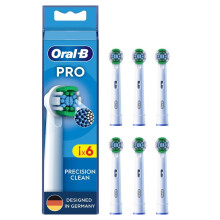 Elektrische Zahnbürste - ORAL-B - Pro Precision Clean - 6er-Pack - X-förmige Borsten - Optimale Reinigung