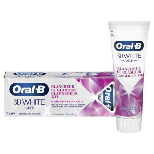 Oral-B - 3D White Luxe Glamorous White Whitening Toothpaste - 75 ML