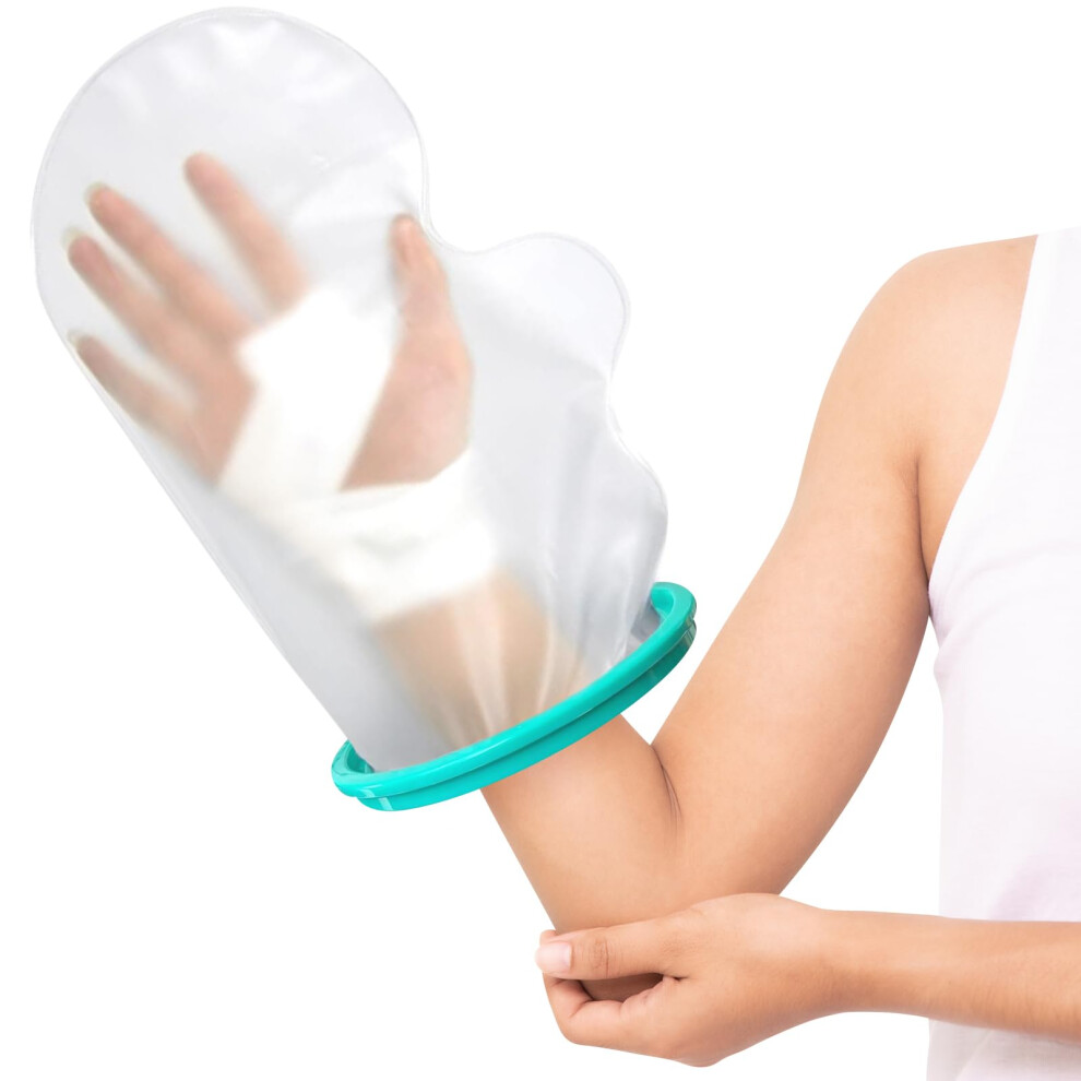 Wenya Adult Hand Cast Cover For Shower, Plaster Cast Waterproof Cover Hand With Sealing Ring, Reusable Cast Bandage Shower Protector For Hand Injured Adults