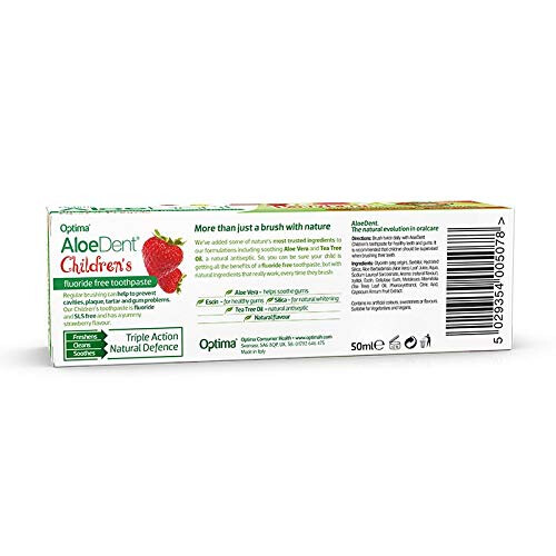 (3 Pack) - Aloe Dent - Childrens Toothpaste | 50ml | 3 Pack Bundle 2