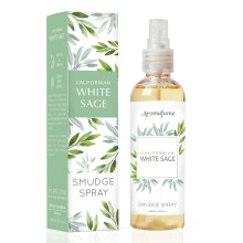 White Sage (California) Smudge Spray & Natural Mist 100 ml / 3.3oz | Made with Salvia Apiana White Sage Extracts | Ideal for positivity, and cleansing