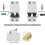 2P 32A Solar Energy Switch Miniature Circuit Breaker 250V DC Low-Voltage Miniature Air Circuit Breaker for Solar Panels Grid System 3